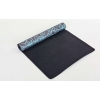 Фото 7 - Килимок для йоги (Йога мат) замша, каучук 3мм двошаровий Record FI-5662-17 (1,83мx0,61мx3мм, синій-чорний)