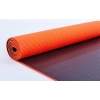 Фото 2 - Килимок для фітнесу та йоги (Yoga mat) PVC 6мм двошаровий SP-Planeta FI-5558-4 (1,73м x 0,61м x 6мм, оранж-чер)