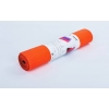 Фото 3 - Килимок для фітнесу та йоги (Yoga mat) PVC 6мм двошаровий SP-Planeta FI-5558-4 (1,73м x 0,61м x 6мм, оранж-чер)