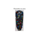 Скейтборд пластиковий Penny LED WHEELS FISH 22in з колесами, що світяться SK-405-7 (чорний-сал-сал)
