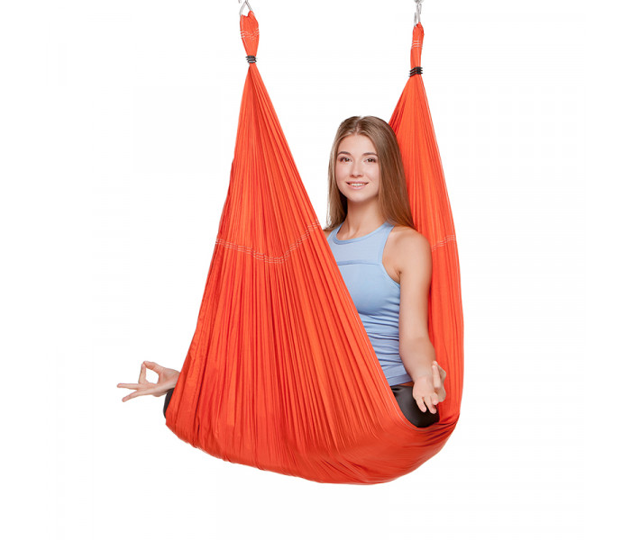 Гамак для йоги с ручками SP-Planeta FI-5323 Antigravity Yoga (нейлон, р-р 220х150см, цвет в ассорт)