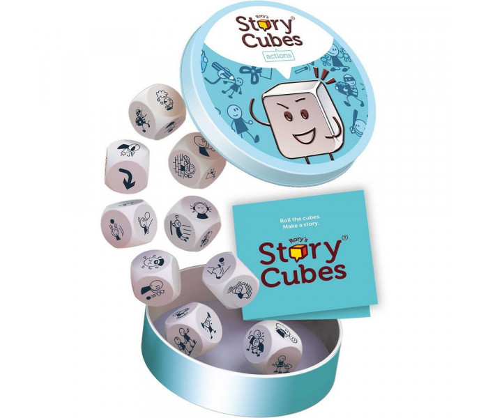 Сказочные кубики Рори: Действия (Rorys Story Cubes: Actions). Asmodee (ASMRSC302EN)