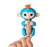 Фото Інтерактивна мавпочка на палець Fingerlings Boriz синя