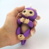 Фото 2 - Інтерактивна іграшка мавпочка Fingerlings Mia фіолетова