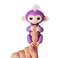 Фото Інтерактивна іграшка мавпочка Fingerlings Mia фіолетова