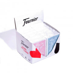 Fournier 2818 Блок карт 100% пластик (6 red + 6 blue)