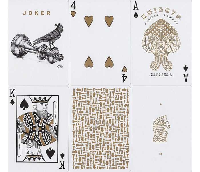 Карты Knights Gold от Ellusionist