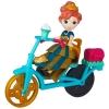 Фото 6 - Анна на велосипеді, Маленьке королівство, Disney Frozen Hasbro, B5190 (B5188)