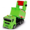Фото 3 - Автомобіль сміттєвоз зелений з контейнером та огорожею, 22 см, Dickie Toys, 334 3000-3