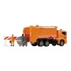 Фото 3 - Автомобіль Сміттєвоз оранжевий з контейнером та огорожею, 22 см, Dickie Toys, 334 3000-2