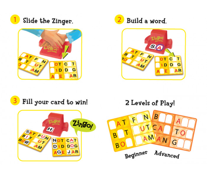 Зинго - игра сортер, ThinkFun Zingo (на англ. языке). 7700