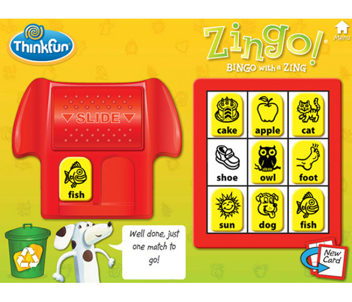 Зинго - игра сортер, ThinkFun Zingo (на англ. языке). 7700