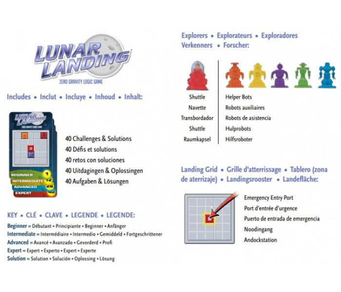 Игра-головоломка Лунная посадка ThinkFun Lunar Landing. 6802