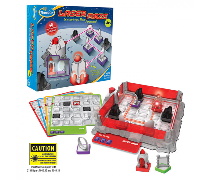 Лазерный лабиринт Джуниор - игра-головоломка, ThinkFun Laser-Maze-Jr. 76348