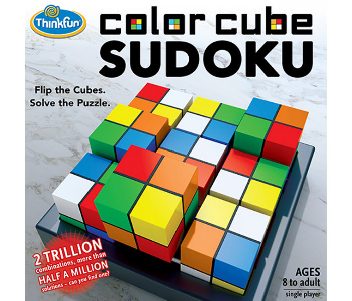 Судоку - игра-головоломка, ThinkFun Color Cube Sudoku. 1560-WLD