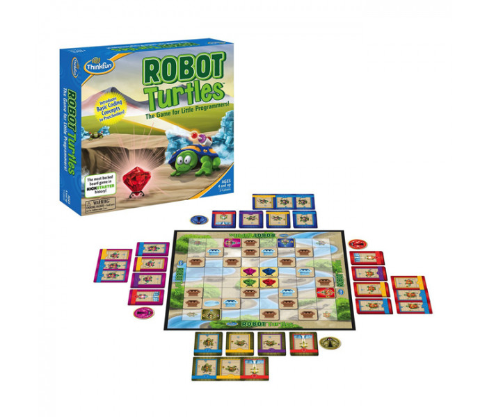 Черепашки-роботы - настольная игра, ThinkFun Robot Turtles. 1900