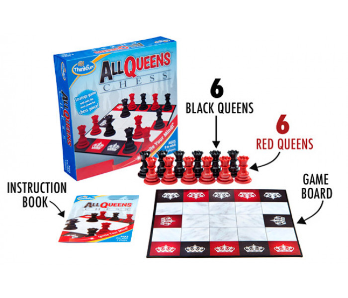 Шахматные королевы - игра-головоломка, ThinkFun All Queens Chess. 3450