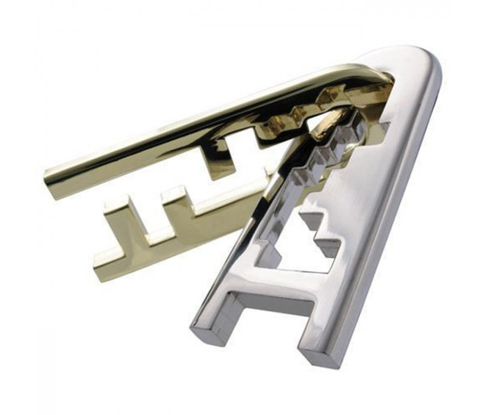 Металева головоломка Замок Cast Puzzle Keyhole, 4 ур. складності. Huzzle 515061