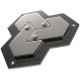 Металлическая головоломка Шестиугольник Cast Puzzle Hexagon, 4 ур. сложности. Huzzle 515062