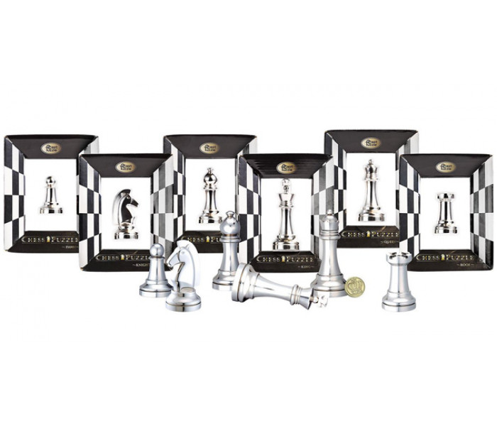 Металлическая головоломка Королева, Chess Puzzles Queen. Cast Puzzle (473685)