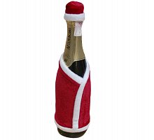Фото Костюм на пляшку шампанського Санта-Клаус червоний