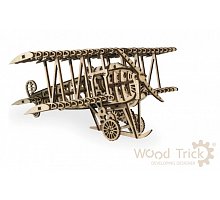 Фото Wood Trick Літак - Механічний дерев’яний конструктор