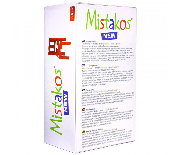Містакос (Стільчики) - настільна гра Mistakos, Trefl (01493)