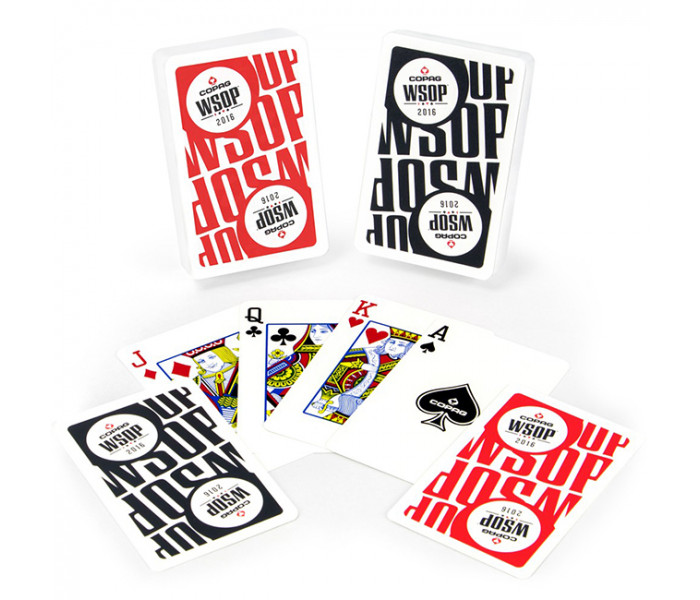 Игральные карты Copag WSOP пластик 100% Jumbo Index Red