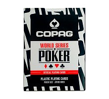 Фото Игральные карты Copag WSOP пластик 100%, Jumbo Index Black