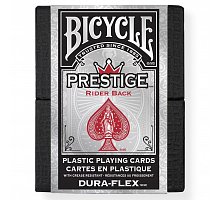 Фото Гральні пластикові карти Bicycle Prestige Dura-Flex Red