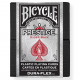 Игральные пластиковые карты Bicycle Prestige Dura-Flex Red