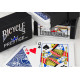Игральные пластиковые карты Bicycle Prestige Dura-Flex Blue
