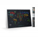 Скретч карта мира Travel Map LETTERS World (ENG) 1DEA.ME (4820191130425)