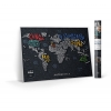Фото 1 - Скретч карта світу Travel Map LETTERS World (ENG) 1DEA.ME (4820191130425)