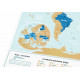 Скретч карта мира Travel Map Holiday LAGOON World (ENG) 1DEA.ME (4820191130524)