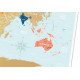 Скретч карта мира Travel Map Holiday LAGOON World (ENG) 1DEA.ME (4820191130524)