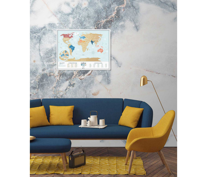 Скретч карта мира Travel Map Holiday LAGOON World (ENG) 1DEA.ME (4820191130524)