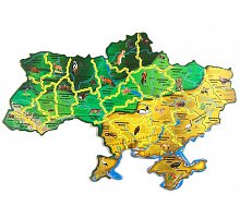 Фото Карта-пазл "Флора та фауна України"