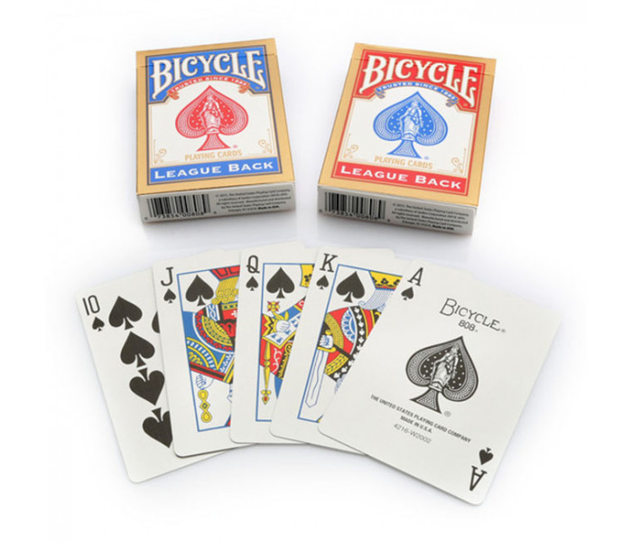 Карты Bicycle League Back Blue