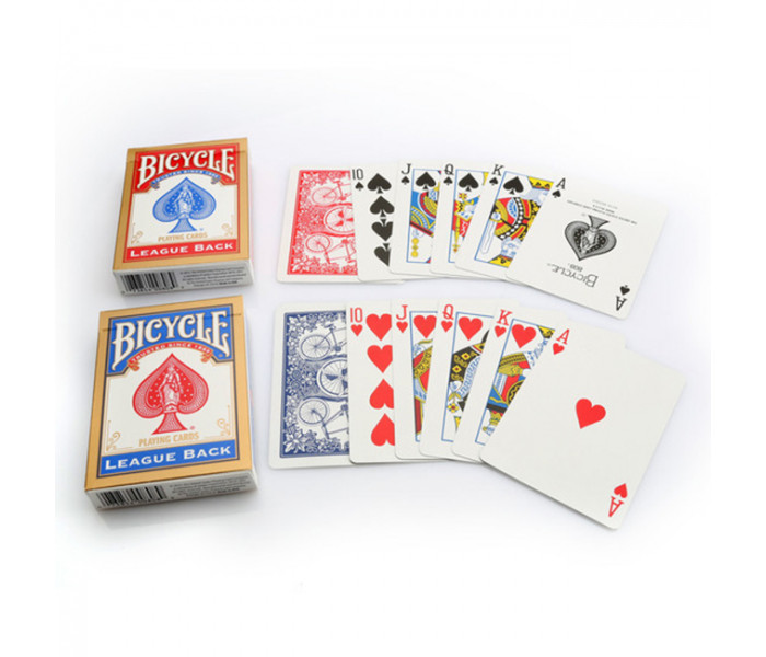 Карты Bicycle League Back Blue