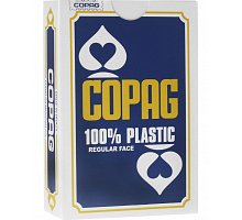 Фото Карти Copag Regular face, 100% пластик, Bridge size