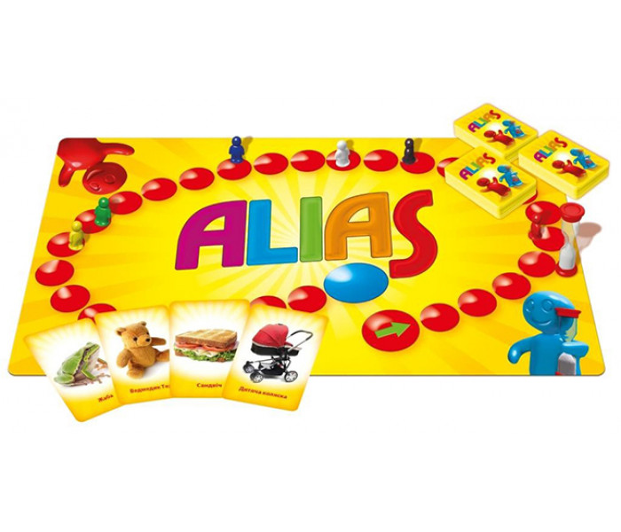 Alias Junior УКР (Еліас Юніор) - настільна гра в пояснення слів для дітей. Tactic (54337)