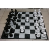 Фото 1 - Великі садові (вуличні) шахи СШ-12, король - 30 см, поле 140 х 140 см (GC-12)