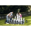 Фото 9 - Великі садові (вуличні) шахи + шашки + нейлонове поле (король 62 см, пластик) (СШ-25)