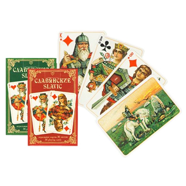 Фото Коллекционные игральные карты Piatnik “Славянские”, 55 листов (1343)
