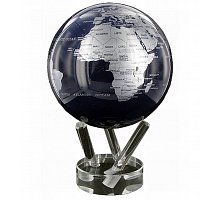 Фото Глобус "Політична карта", що самообертається, Mova Globe 114 мм, чорний зі сріблом MG-45-SBE