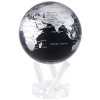 Фото 1 - Глобус політичний що самообертається Mova Globe 153 мм, чорний зі сріблом MG-6-SBE