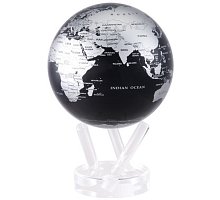 Фото Глобус політичний що самообертається Mova Globe 153 мм, чорний зі сріблом MG-6-SBE