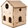Фото 2 - Ляльковий будиночок дерев’яний з меблями (3D пазл)