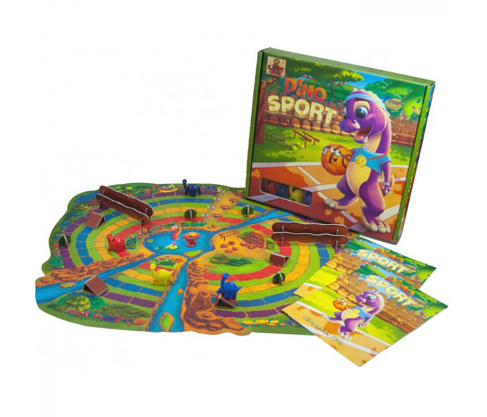 "Діно спорт" (Dino Sport) - настільна гра з 3D ареною. Bombat Game (4820172800231)
